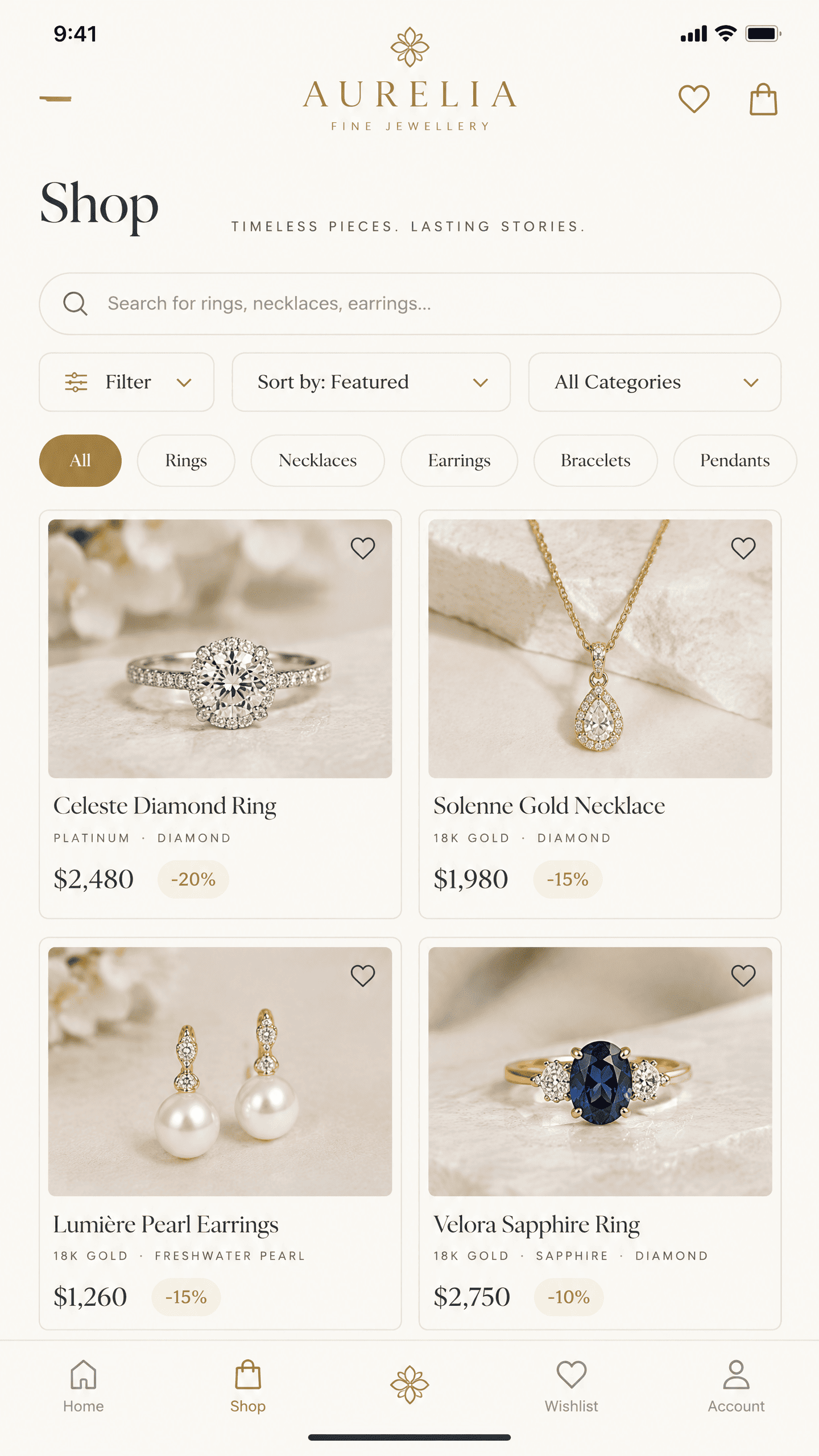 Gold & Diamond Catalog Browser
